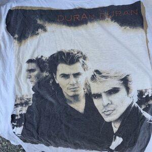 Vintage RARE 1987 Duran Duran 80’s Rock Concert Tour T-Shirt Handtex Men’s L/XL